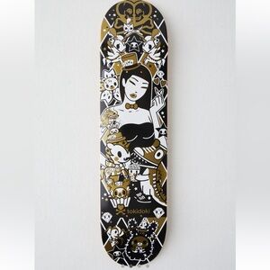 TOKIDOKI 24K Magic Skate Deck LIMITED EDLITION ULTRA RARE STREETWEAR ART 4 HOME